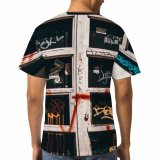 yanfind Adult Full Print T-shirts (men And Women) Abandoned Aged Architecture Area Broken Building Construction Corrosion Damage Daytime Decay Desolate