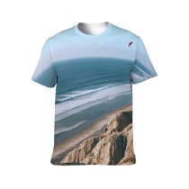 yanfind Adult Full Print T-shirts (men And Women) Adventure Aqua Barren Beach Brave Breathtaking Bristly Bumpy Coast Space Daytime Dry
