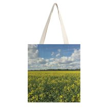 yanfind Great Martin Canvas Tote Bag Double Field Grassland Outdoors Countryside Farm Meadow Rural Azure Sky Creative Commons white-style1 38×41cm