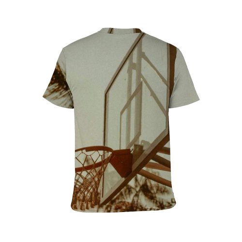 yanfind Adult Full Print T-shirts (men And Women) Active Backboard Basket Basketball Challenge City Competition Court Endurance Energy Facility