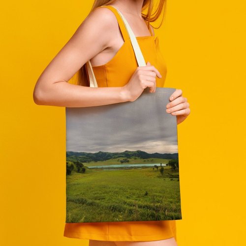yanfind Great Martin Canvas Tote Bag Double Field Grassland Outdoors Grass Countryside Farm Rural Meadow Landscape Plant Pasture Land white-style1 38×41cm