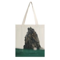 yanfind Great Martin Canvas Tote Bag Double Cliff Outdoors Ocean Sea Grey Promontory Shoreline D'agde Agde France Land white-style1 38×41cm