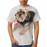 yanfind Adult Full Print T-shirts (men And Women) Adorable Care Space Creative Creature Curious Cute Doctor Dog Fake Friend