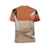 yanfind Adult Full Print T-shirts (men And Women) Accessory Bow Tie Calm Carnival Carpet Celebrate Colorful Curious