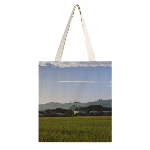 yanfind Great Martin Canvas Tote Bag Double Field Grassland Outdoors Countryside Paddy Plant Vegetation white-style1 38×41cm