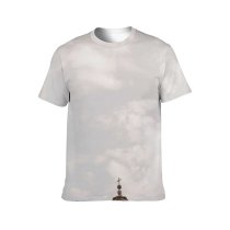 yanfind Adult Full Print T-shirts (men And Women) Aged Architecture Attract Authentic Building Carve Cathedral Catholic Chapel Church Classic Cloudy
