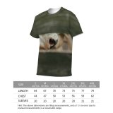 yanfind Adult Full Print T-shirts (men And Women) Agriculture Beef Bovine Bull Cattle Cow Face Dairy Detail Farm Farming Fence