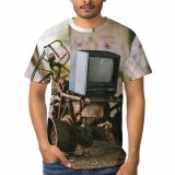 yanfind Adult Full Print T-shirts (men And Women) Abandoned Aged Antiquated Blurred Broken City Concrete Construction Space Corrosion Damage
