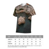 yanfind Adult Full Print T-shirts (men And Women) Adriatic Aged Architecture Atmosphere Boat Breathtaking Castle City Cloudy Croatia Dramatic