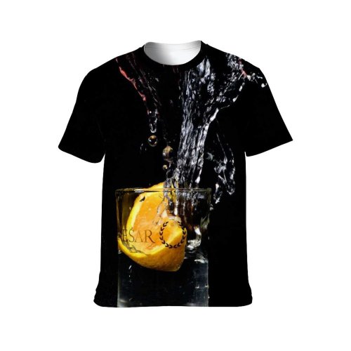 yanfind Adult Full Print T-shirts (men And Women) Alcoholic Beverage Cocktail Glass Liquid Liquor Refreshment