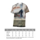 yanfind Adult Full Print T-shirts (men And Women) Aged Architecture Avian Beak Bird Blurred Building Calm Canal Carnivore Channel Charadriiformes