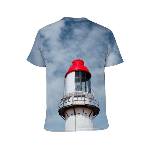 yanfind Adult Full Print T-shirts (men And Women) Aged Architecture Atmosphere Beam Sky Cloudy Colorful Construction Daytime Exterior