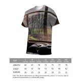 yanfind Adult Full Print T-shirts (men And Women) Alcohol Alcoholic Armchair Beverage Bottle Comfort Cottage Countryside Cozy Creative Daylight Decor