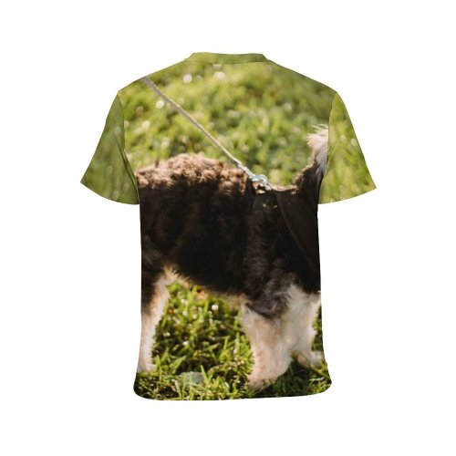 yanfind Adult Full Print T-shirts (men And Women) Adorable Anonymous Backlit Blurred Calm Charming Child Crop Cute Dog Faceless