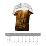 yanfind Adult Full Print T-shirts (men And Women) Adolescent Agriculture Anonymous Backlit Cattle Cow Dawn Dog Equine Evening Faceless Farm