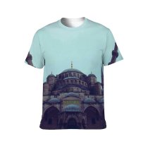 yanfind Adult Full Print T-shirts (men And Women) Aged Ancient Arch Arched Architecture Belief Building City Clear Column Construction