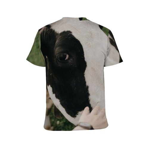 yanfind Adult Full Print T-shirts (men And Women) Agriculture Beef Bovine Bull Cattle Cow Dairy Farm Farming Field Horns