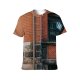 yanfind Adult Full Print T-shirts (men And Women) Accommodation Aged Architecture Area Brick Wall Building City Construction Daytime Detail District