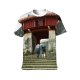 yanfind Adult Full Print T-shirts (men And Women) Aged Ancient Anonymous Architecture Castle Space Couple Exterior Facade Faceless From