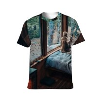 yanfind Adult Full Print T-shirts (men And Women) Admire Adorable Anonymous Apartment Home Bed Bedroom Brunette Calm Carefree Chill Comfort