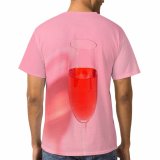 yanfind Adult Full Print T-shirts (men And Women) Alcohol Party Cocktail Glass Luxury Wine Champagne Birthday Romance Still