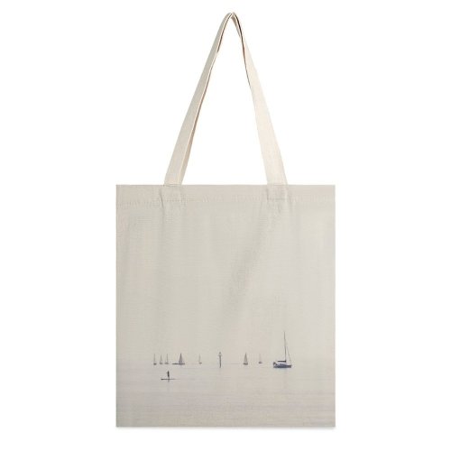yanfind Great Martin Canvas Tote Bag Double Boat Transportation Vehicle Vessel Watercraft Sailboat Barcelona Испания Outdoors white-style1 38×41cm