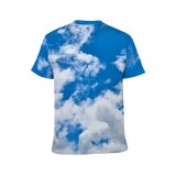 yanfind Adult Full Print T-shirts (men And Women) Atmosphere Sky Cloud Cloudiness Clouds Form Cloudscape Cloudy Cumulus Daylight Downy
