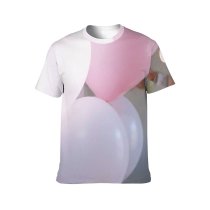 yanfind Adult Full Print T-shirts (men And Women) Anniversary B Balloons Celebrate Decoration Festival Fun Garland Happiness Happy Birthday