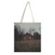 yanfind Great Martin Canvas Tote Bag Double Building Housing Outdoors Countryside Cabin Rural Hut Twain National Forest Birch Tree white-style1 38×41cm