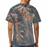 yanfind Adult Full Print T-shirts (men And Women) Abandoned Aerial Aged Altitude Arid Breathtaking Calm Cliff Desert Destination Drone Dry