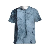 yanfind Adult Full Print T-shirts (men And Women) Abstract Aged Boulder Space Crack Daylight Destruct Dry Ecology Formation Geology