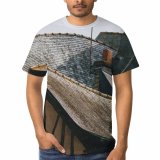 yanfind Adult Full Print T-shirts (men And Women) Aged Antenna Architecture Building Chimney Cloudy Complex Construction Space Daytime District Dwell