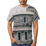 yanfind Adult Full Print T-shirts (men And Women) Aged Architecture Attract Balcony Building Carve Cathedral Catholic Church Classic Construction