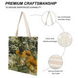 yanfind Great Martin Canvas Tote Bag Double Butterfly Plant Pollen Insect Invertebrate Monarch Flower Plants Daisies Daisy white-style1 38×41cm