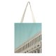 yanfind Great Martin Canvas Tote Bag Double Building London Office Canary Wharf United Sky Conceret Parallel Facade white-style1 38×41cm