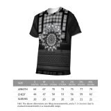 yanfind Adult Full Print T-shirts (men And Women) Aged America Architecture Attract Building Bw Ceiling Chandelier Classic Construction Decor