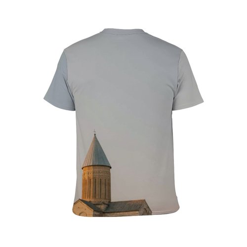 yanfind Adult Full Print T-shirts (men And Women) Aged Ancient Architecture Belief Believe Building Cathedral Catholic Cereal Church Countryside Faith