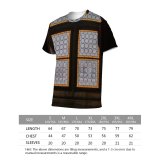 yanfind Adult Full Print T-shirts (men And Women) Aged Ancient Architecture Attract Bench Building Castle Cloth Curtain Daylight Daytime
