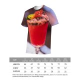 yanfind Adult Full Print T-shirts (men And Women) Alcohol Alcoholic Beverage Bokeh Cocktail Glass Cool Depth Field Drinks Focus