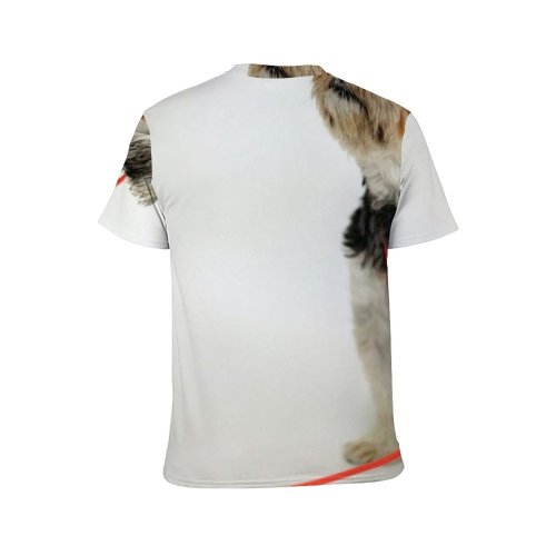 yanfind Adult Full Print T-shirts (men And Women) Alone Calm Clever Comfort Cute Doctor Dog Fluff Friendly Fur Hat