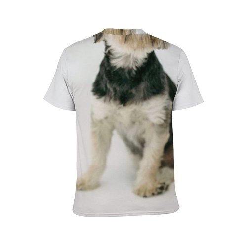 yanfind Adult Full Print T-shirts (men And Women) Adorable Balloon Birthday Celebrate Creature Curious Cute Decorate Dog Event Festive