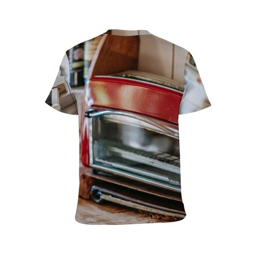 yanfind Adult Full Print T-shirts (men And Women) Aged Apartment Appliance Arrangement Bottle Cook Cozy Culinary Design Detail Electric