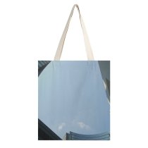 yanfind Great Martin Canvas Tote Bag Double Building Office City High Rise Town Urban Architecture Piazza Gae Aulenti white-style1 38×41cm