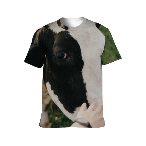 yanfind Adult Full Print T-shirts (men And Women) Agriculture Beef Bovine Bull Cattle Cow Dairy Farm Farming Field Horns