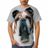 yanfind Adult Full Print T-shirts (men And Women) Adorable Attention Attentive Calm Curious Cute Dog Emotionless Fauna Fluff