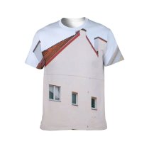 yanfind Adult Full Print T-shirts (men And Women) Aged Architecture Building Chimney City Complex Construction Space Daytime District Drain Exterior
