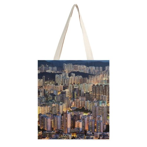 yanfind Great Martin Canvas Tote Bag Double City Urban Building Town HQ Downtown Buildings Leicam Leica M Landscape Elmarit white-style1 38×41cm