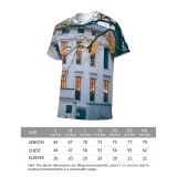 yanfind Adult Full Print T-shirts (men And Women) Aged Architecture Art Autumn Branch Building Bust City Daytime Entrance Exterior Facade