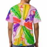 yanfind Adult Full Print T-shirts (men And Women) Action Against Assorted Attack Battle Challenge Colorful Combat Compete Competition Competitive