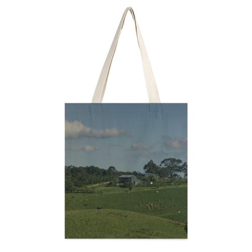 yanfind Great Martin Canvas Tote Bag Double Field Outdoors Grassland Countryside Farm Rural Grey Sheep Pasture Meadow Great Otway white-style1 38×41cm